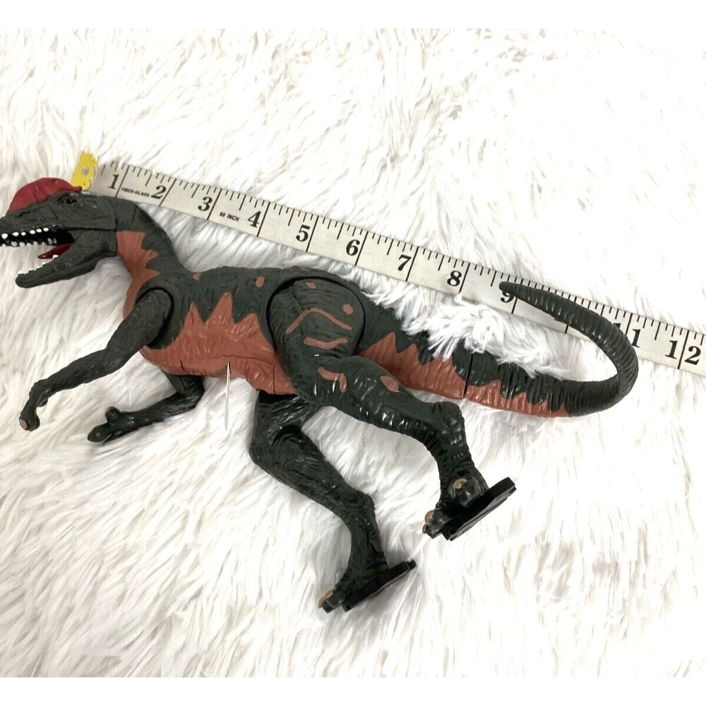 Terra by Battat Electronic Dinosaur Light & Sound Dilophosaurus Wetherilli Green - Picture 8 of 10